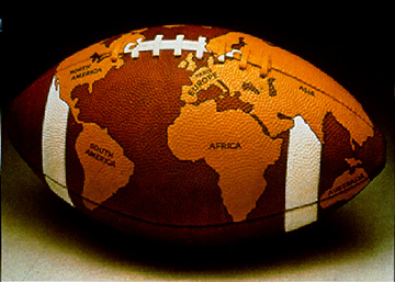 a picture of an American football